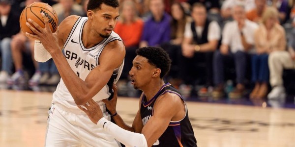 布克28分文班亚马9+9 太阳送马刺赛季首败